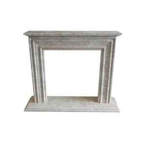 Crema Marfil Fireplace surround 1