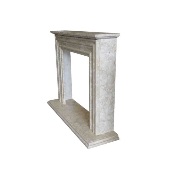 Crema Marfil Fireplace surround 2
