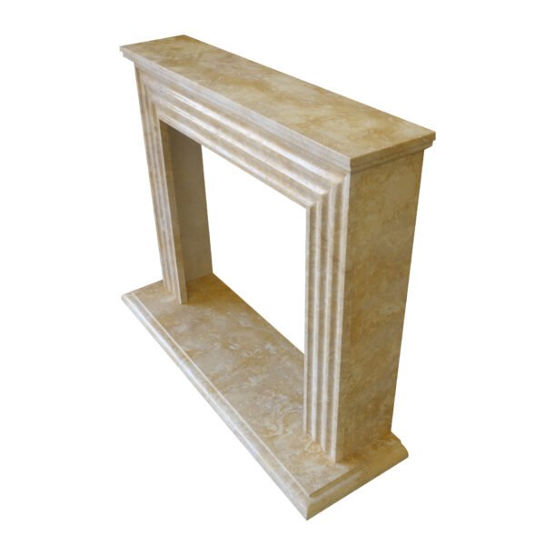 Dark Yellow Fireplace surround 3