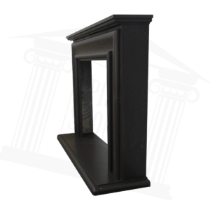 Black Fireplace Surround