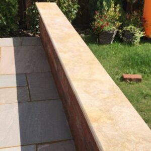 Dark yellow coping