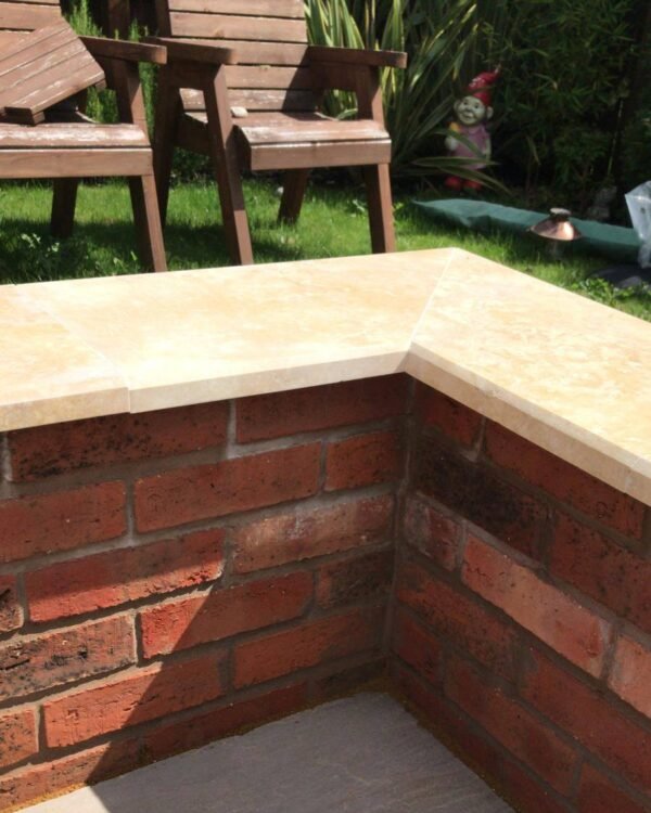 Dark yellow coping 3