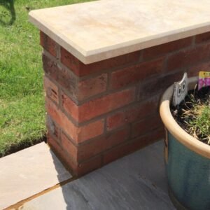 Dark yellow coping