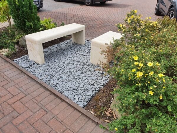 Light yellow bench