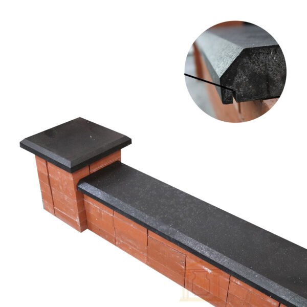 Black Stone Wall Coping (5cm thick)