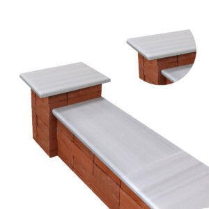 Light Grey Marble Pier Caps