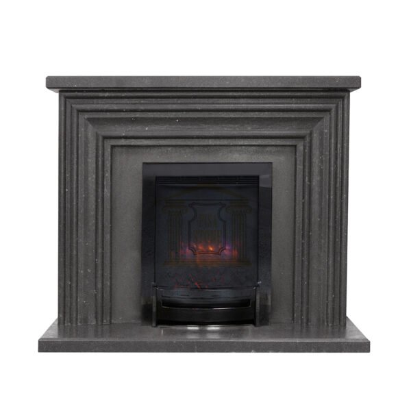 Black Basalt Fireplace Surround - Image 2