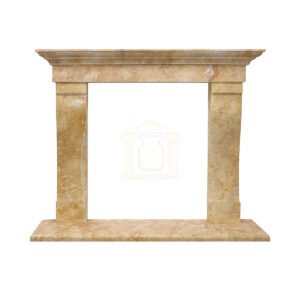Dark yellow Fireplace front