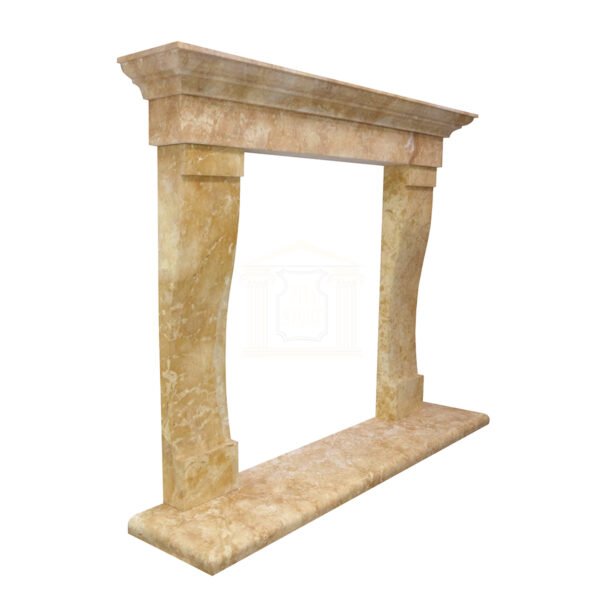 Dark yellow Fireplace side