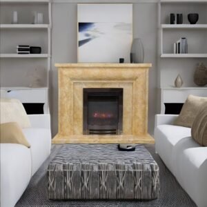 Classic Limestone Fireplace Surround