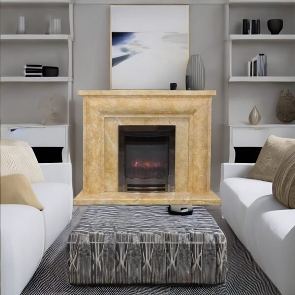 Classic Limestone Fireplace Surround