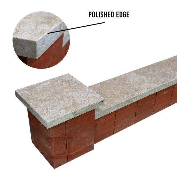 Crema coping stone Polished 5cm