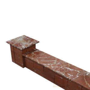 Red Marble Pier Caps