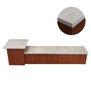 Beige Marble Pier Caps