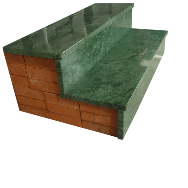Verde Guaco Green Marble Steps