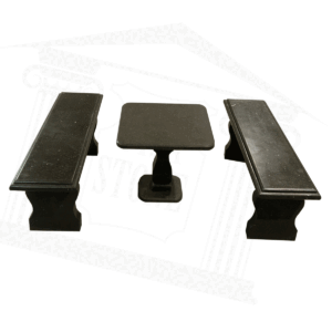 Garden Table and Bench Set