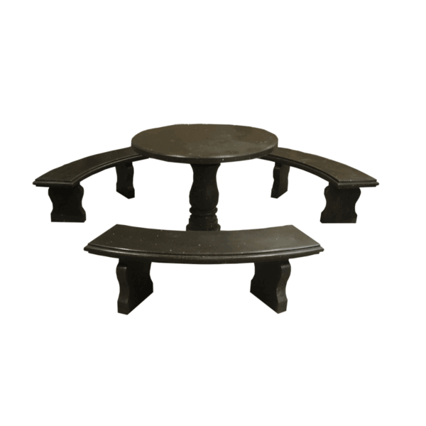 Garden Table and Bench Set - Image 7