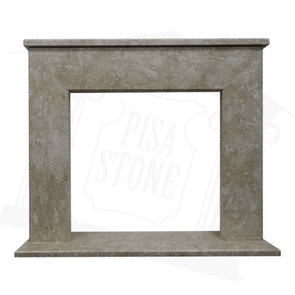 Square Stone Fireplace Surround - Image 5