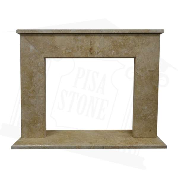 Square Stone Fireplace Surround - Image 7