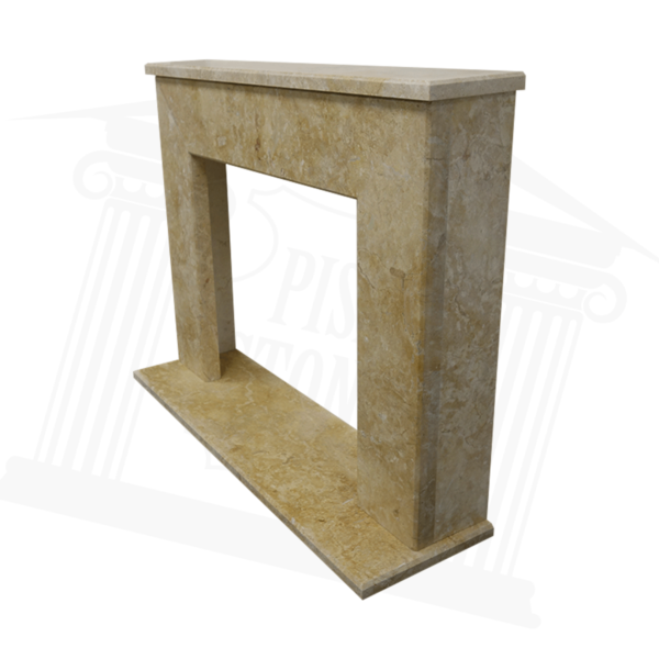 Square Stone Fireplace Surround - Image 8