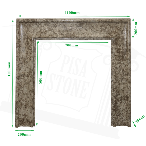 Emperador Marble Fireplace Surround - Image 2