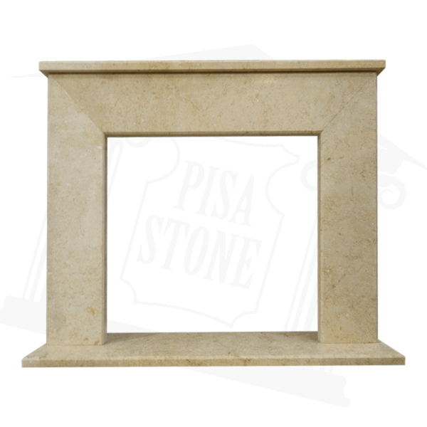 Square Stone Fireplace Surround - Image 10