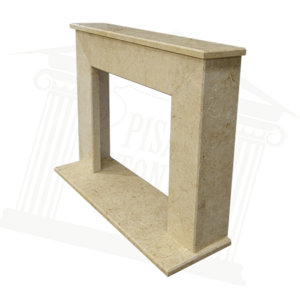 Square Stone Fireplace Surround - Image 9