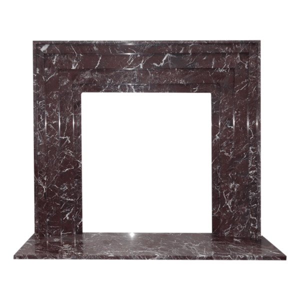 Rosso Levanto Marble Fireplace Surround