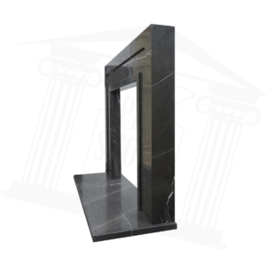 The Manhattan Pietra Grey Marble Fireplace Surround