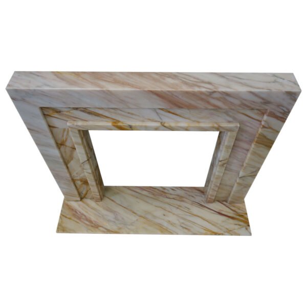 The Manhattan Golden Spider Marble Fireplace Surround - Image 4