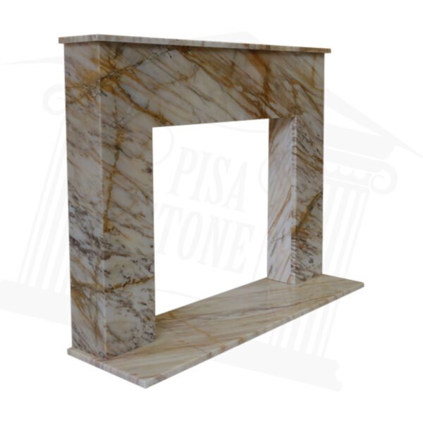 Standard Golden Spider Marble Fireplace Surround - Image 2