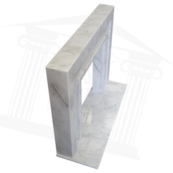Ibiza White Marble Fireplace Surround