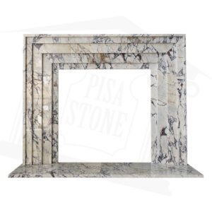 Calacatta Viola Marble Marble Fireplace Surround