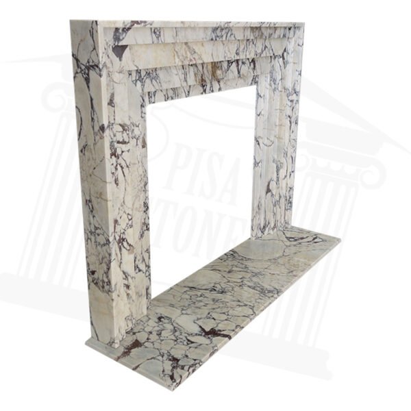 Calacatta Viola Marble Marble Fireplace Surround - Image 2