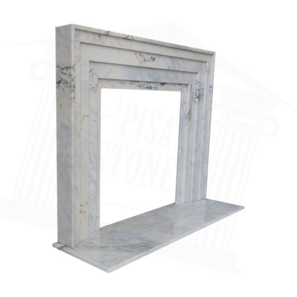 Afyon Marble Fireplace Surround - Image 3