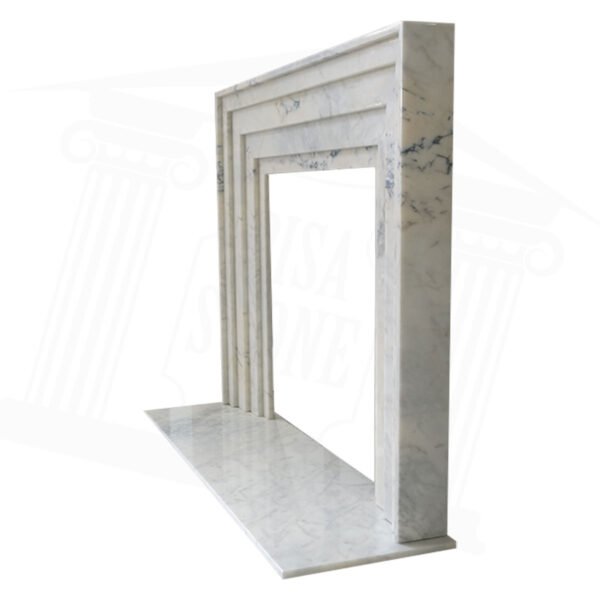 Afyon Marble Fireplace Surround - Image 2