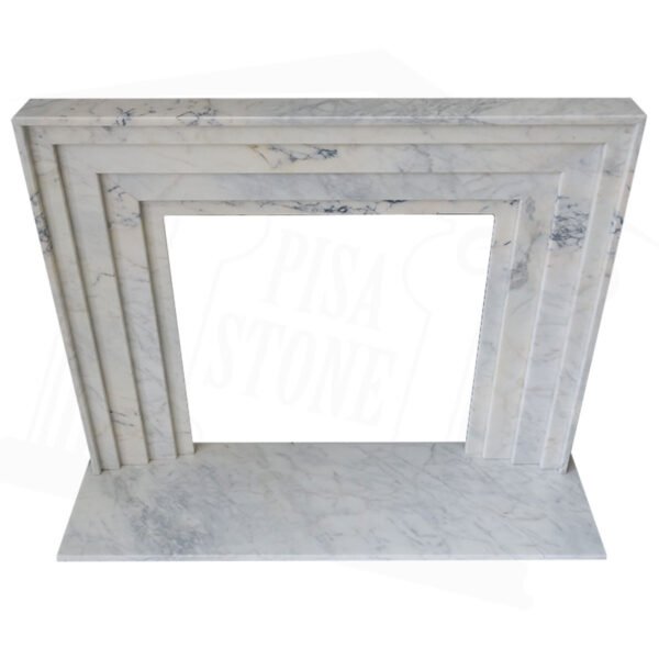 Afyon Marble Fireplace Surround - Image 4