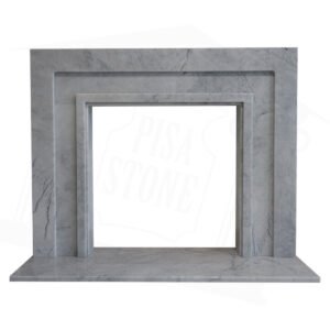 The Manhattan Laylak Grey Marble Fireplace Surround